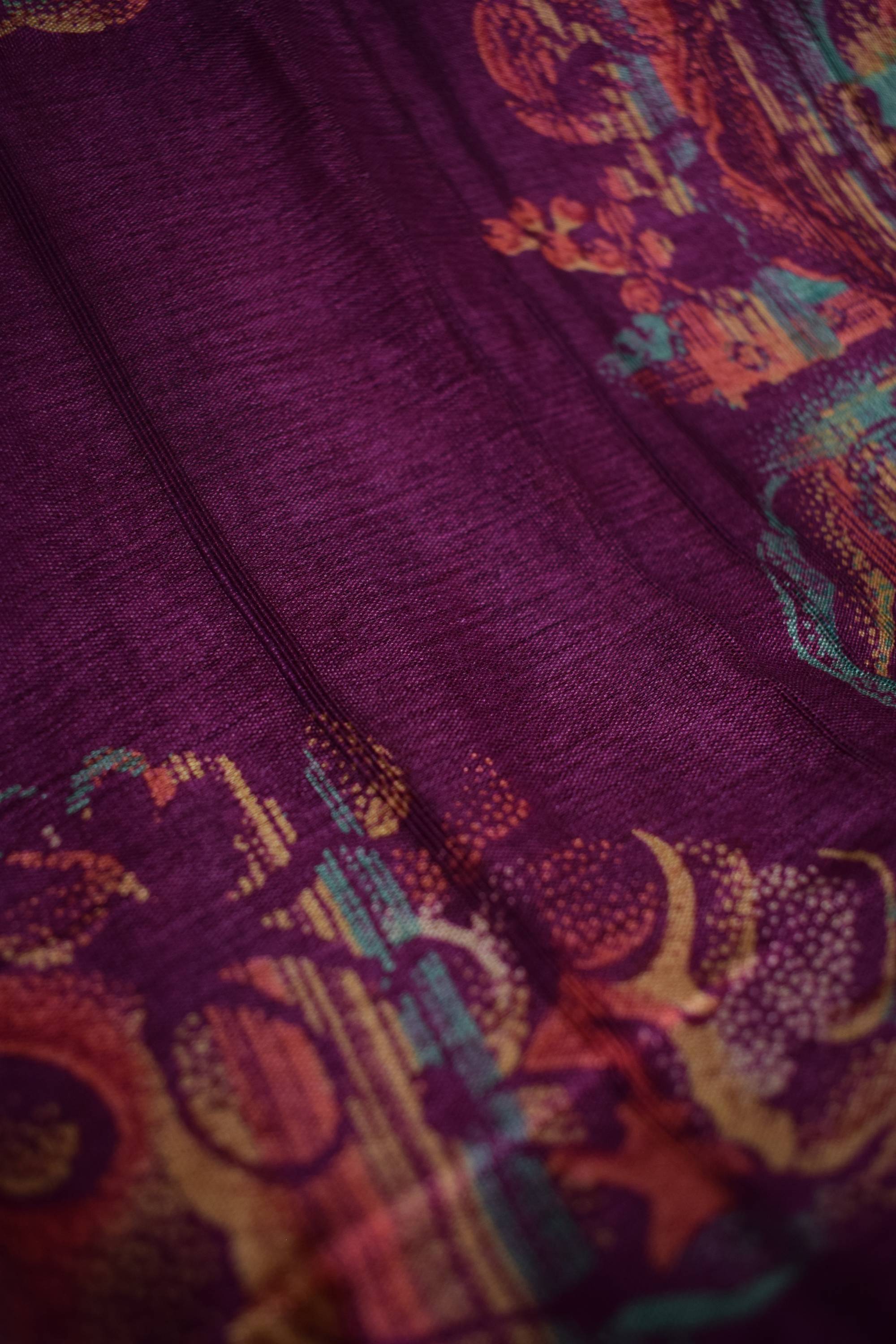 Multicolor Designer Saree