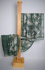 Floral Design Cotton Saree