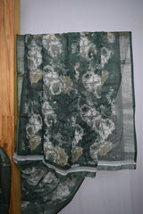 Floral Design Cotton Saree