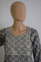 Sequenced Design Ethnic Kurti Top