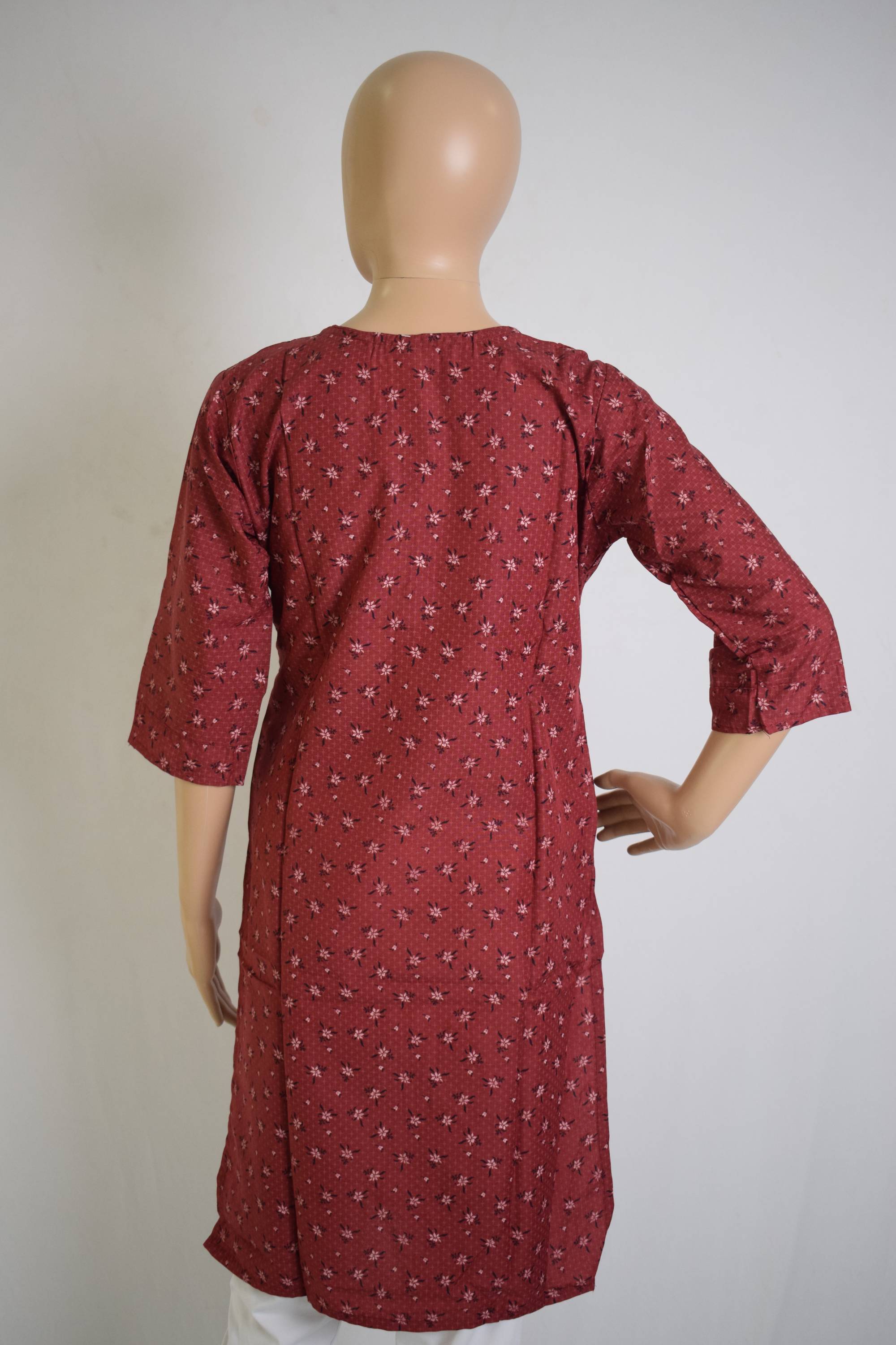 Floral Design Printed Ethnic Kurti