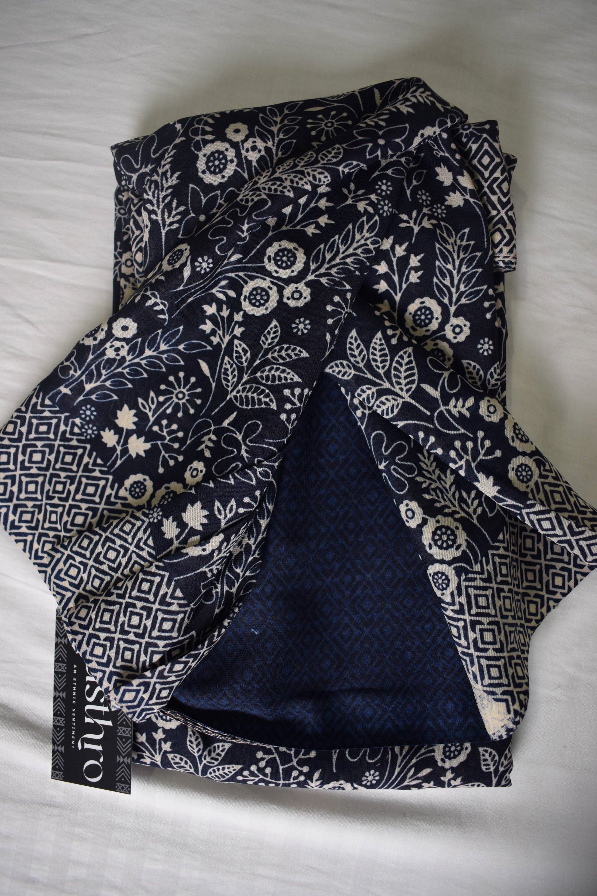 Floral Printed Designer Saree