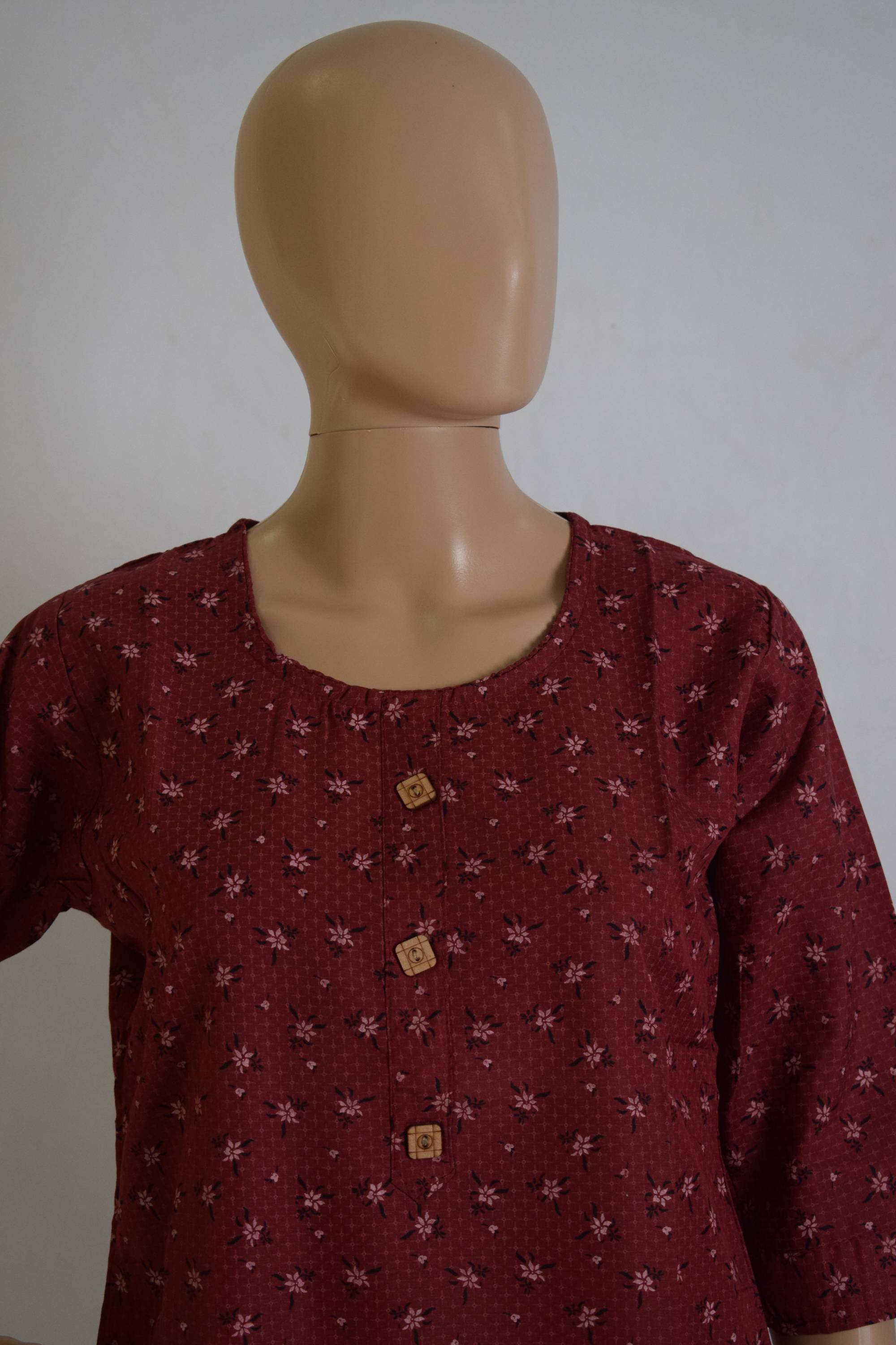 Floral Design Printed Ethnic Kurti