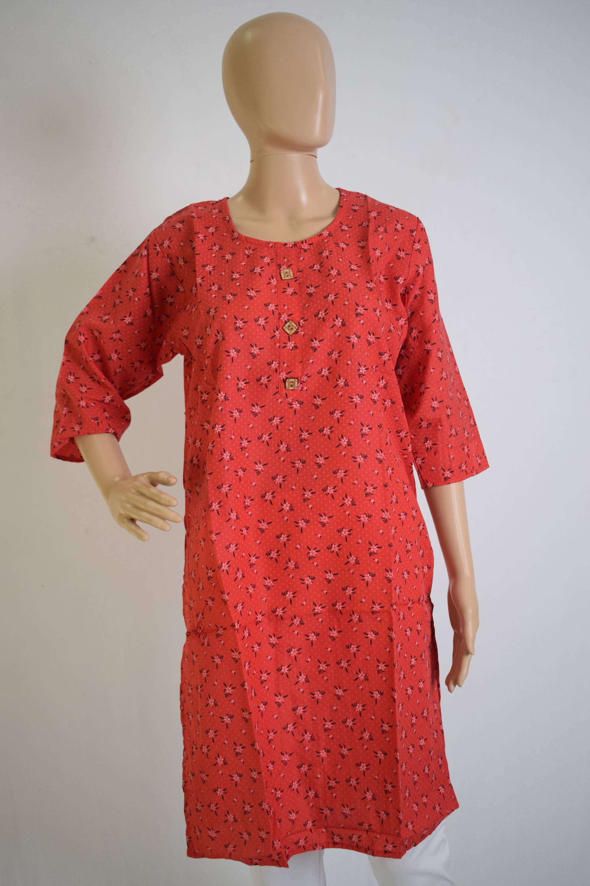 Floral Design Printed Ethnic Kurti
