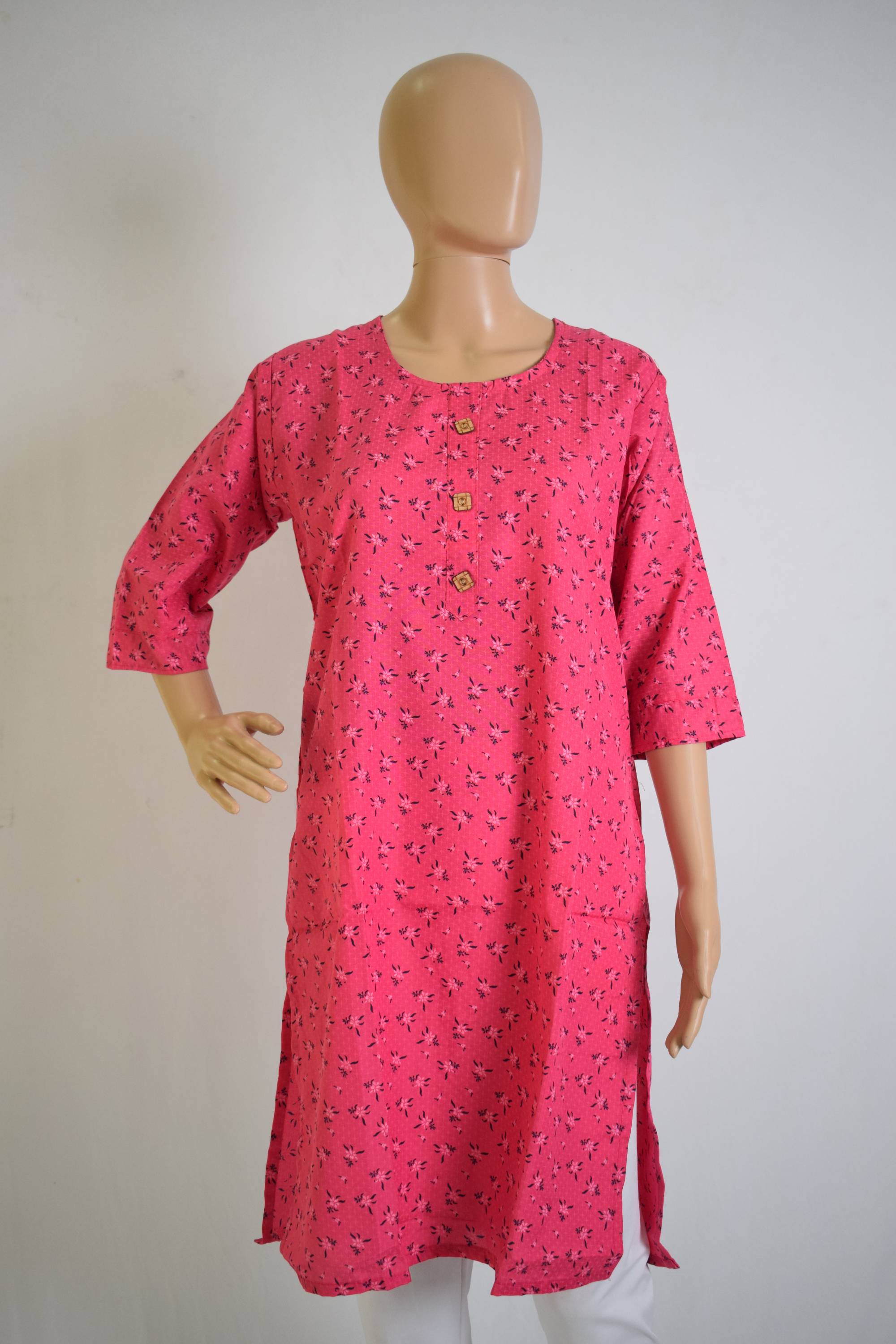 Floral Design Printed Ethnic Kurti