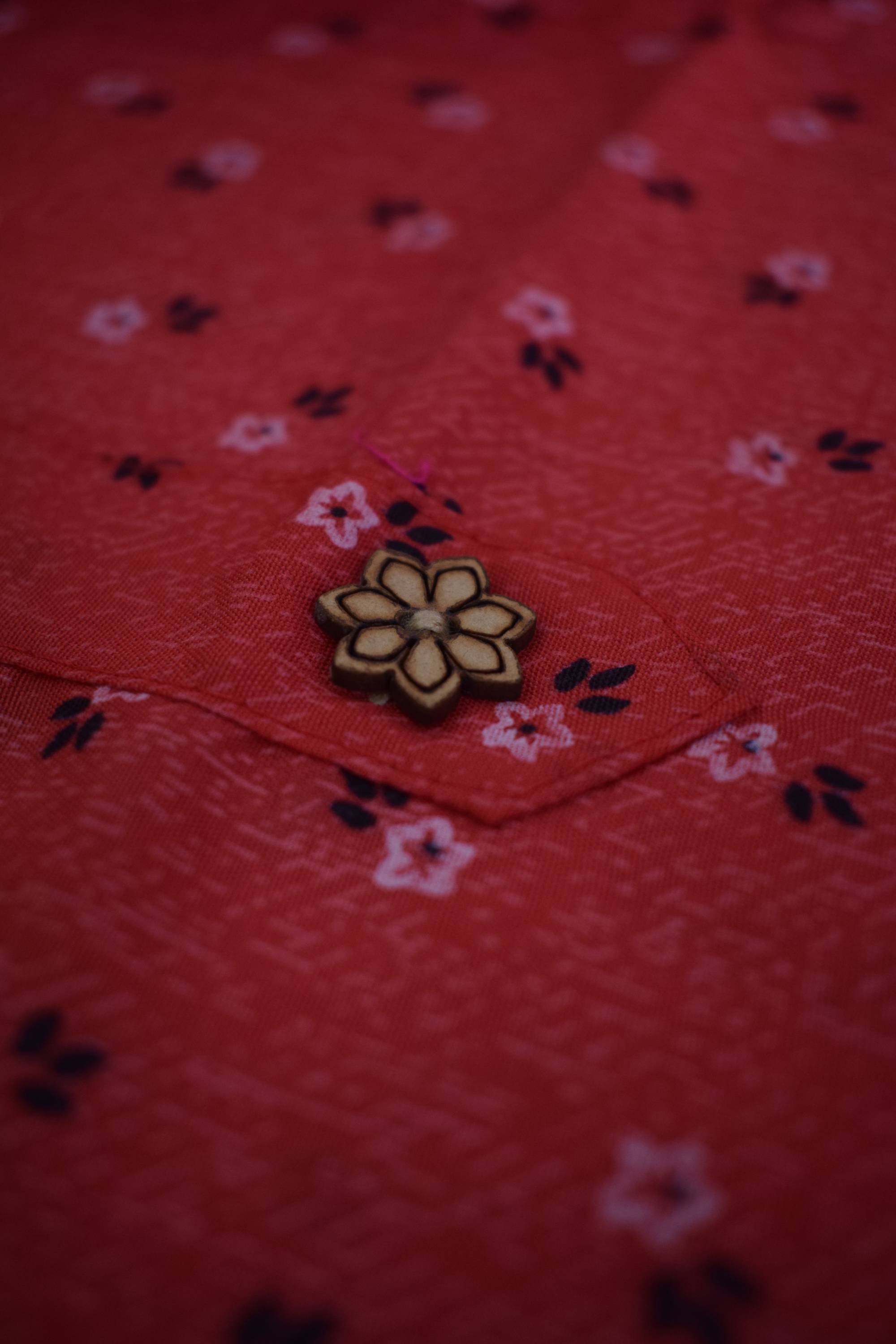 Floral Printed Cotton Kurti Top