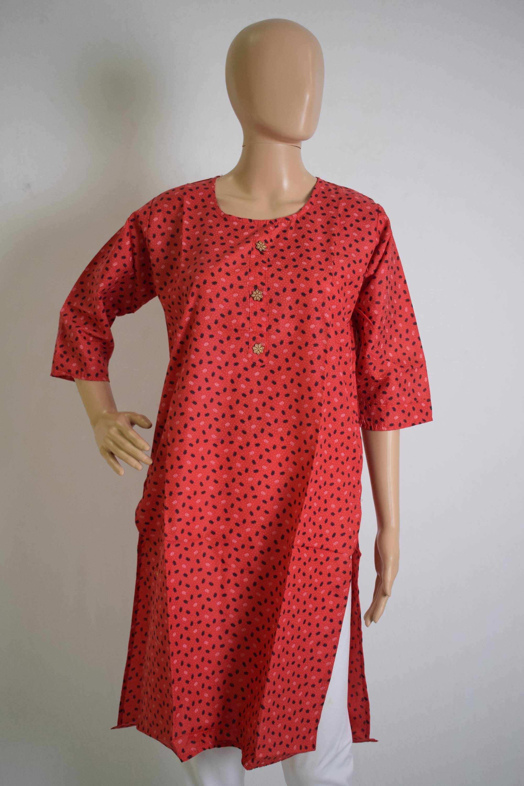 Printed Design Cotton Kurti Top