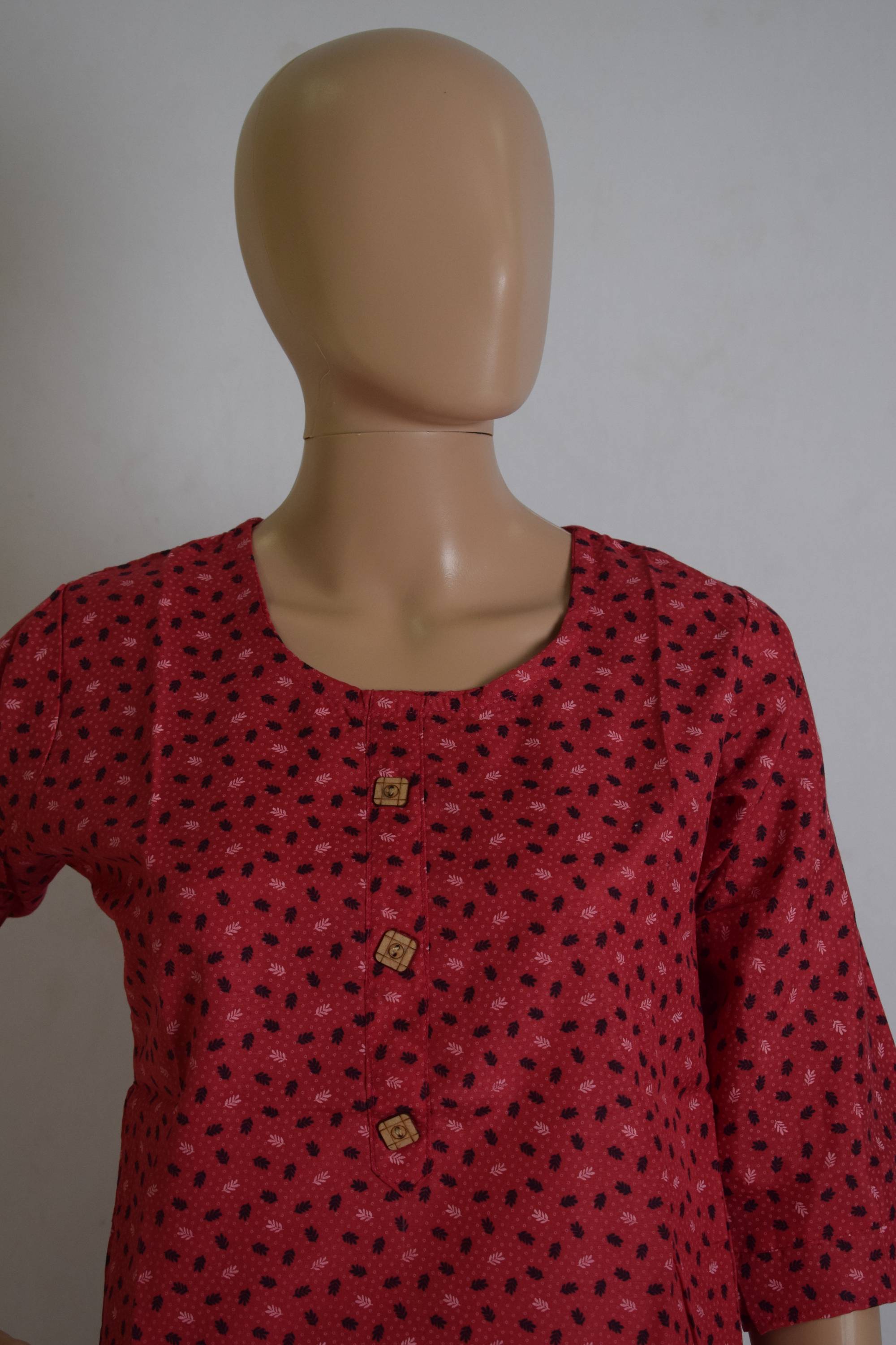 Printed Design Cotton Kurti Top