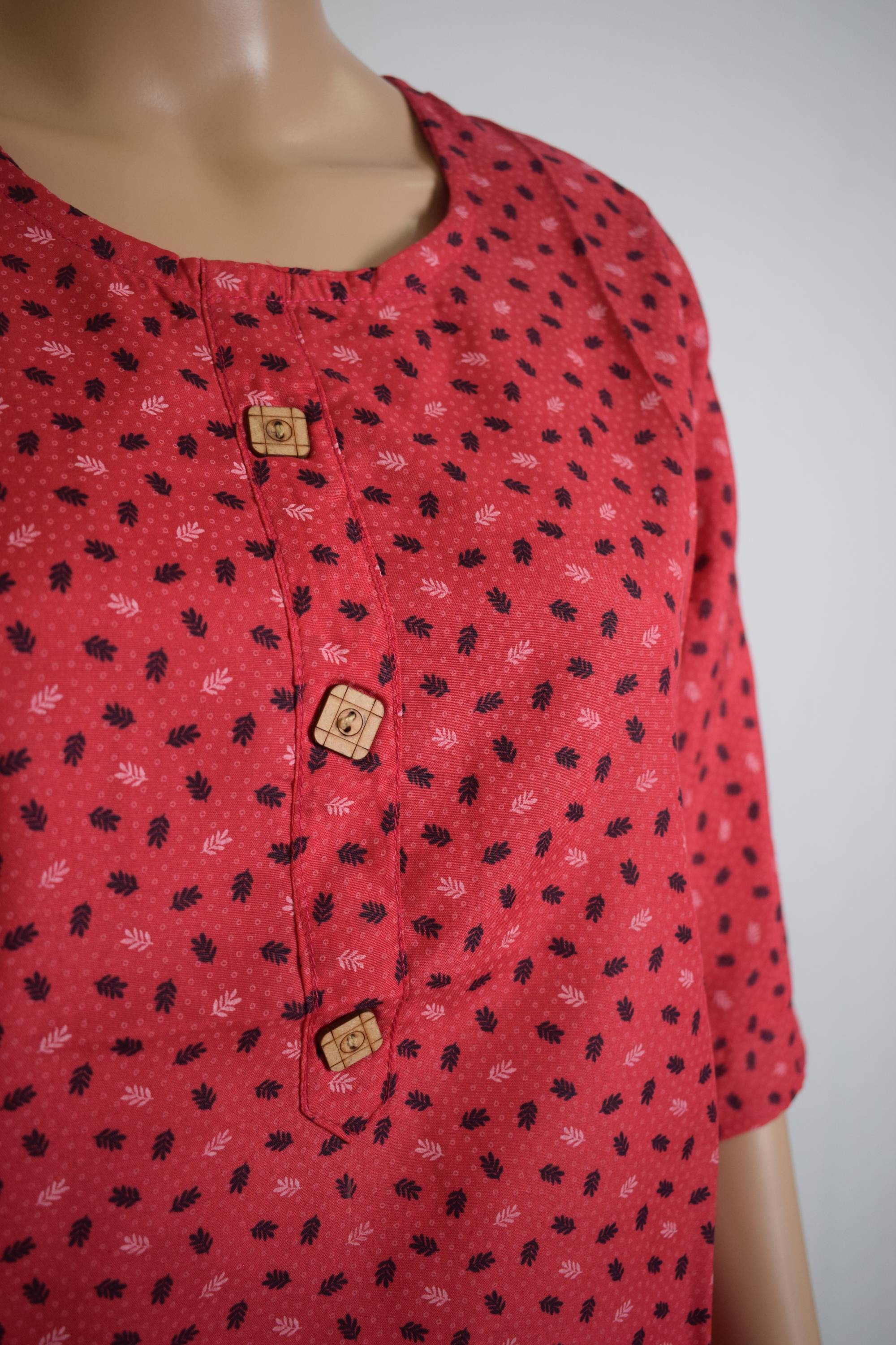 Printed Design Cotton Kurti Top