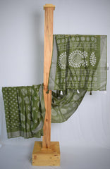 Multicolor Ethnic Design Cotton Saree