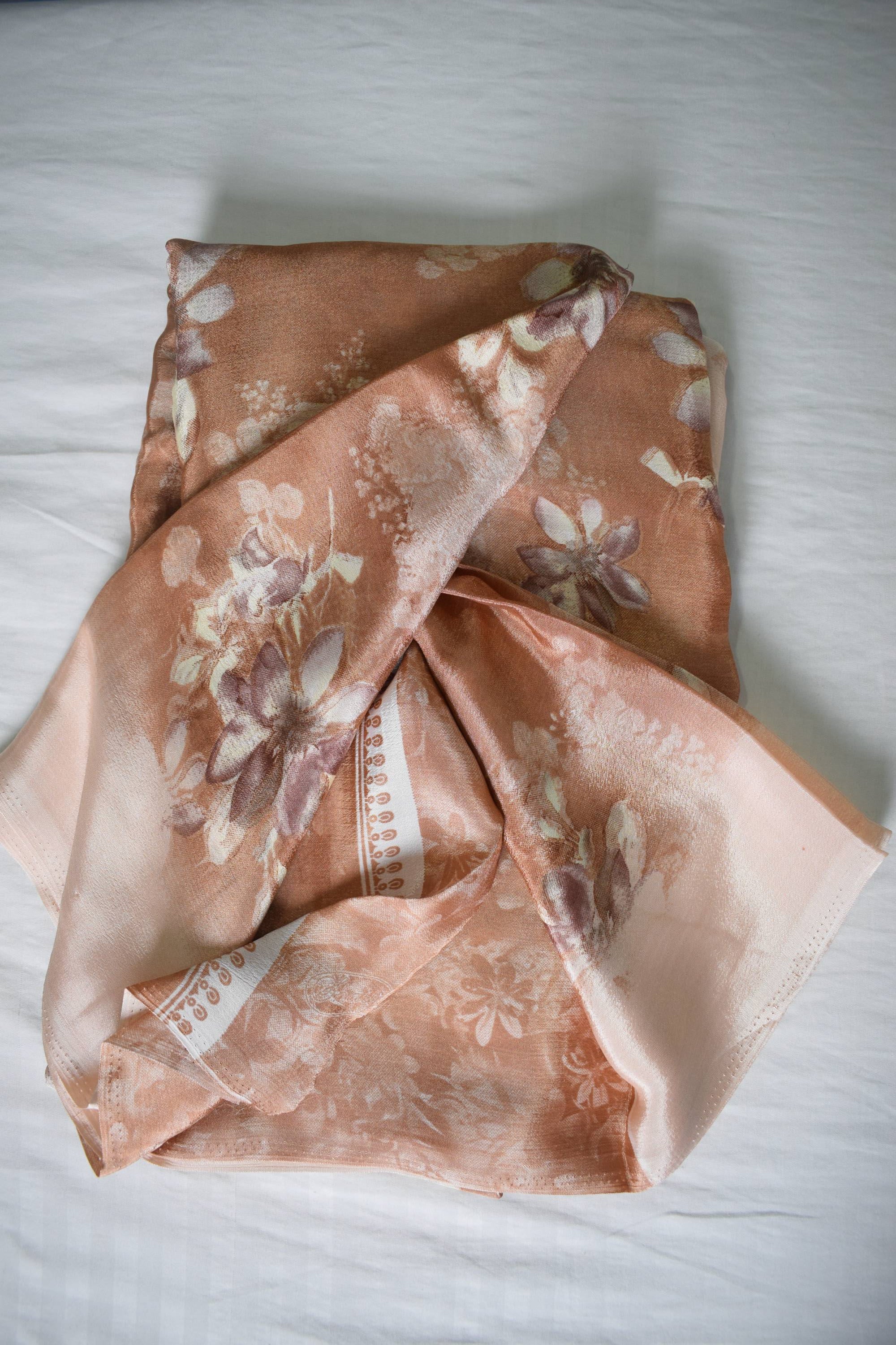 Floral Silk Printed Designer Saree