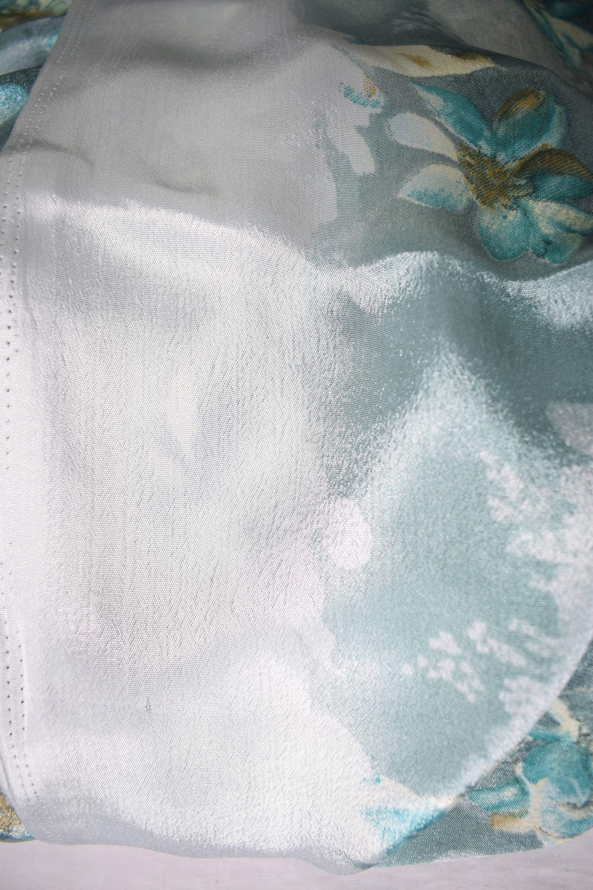 Floral Silk Printed Designer Saree