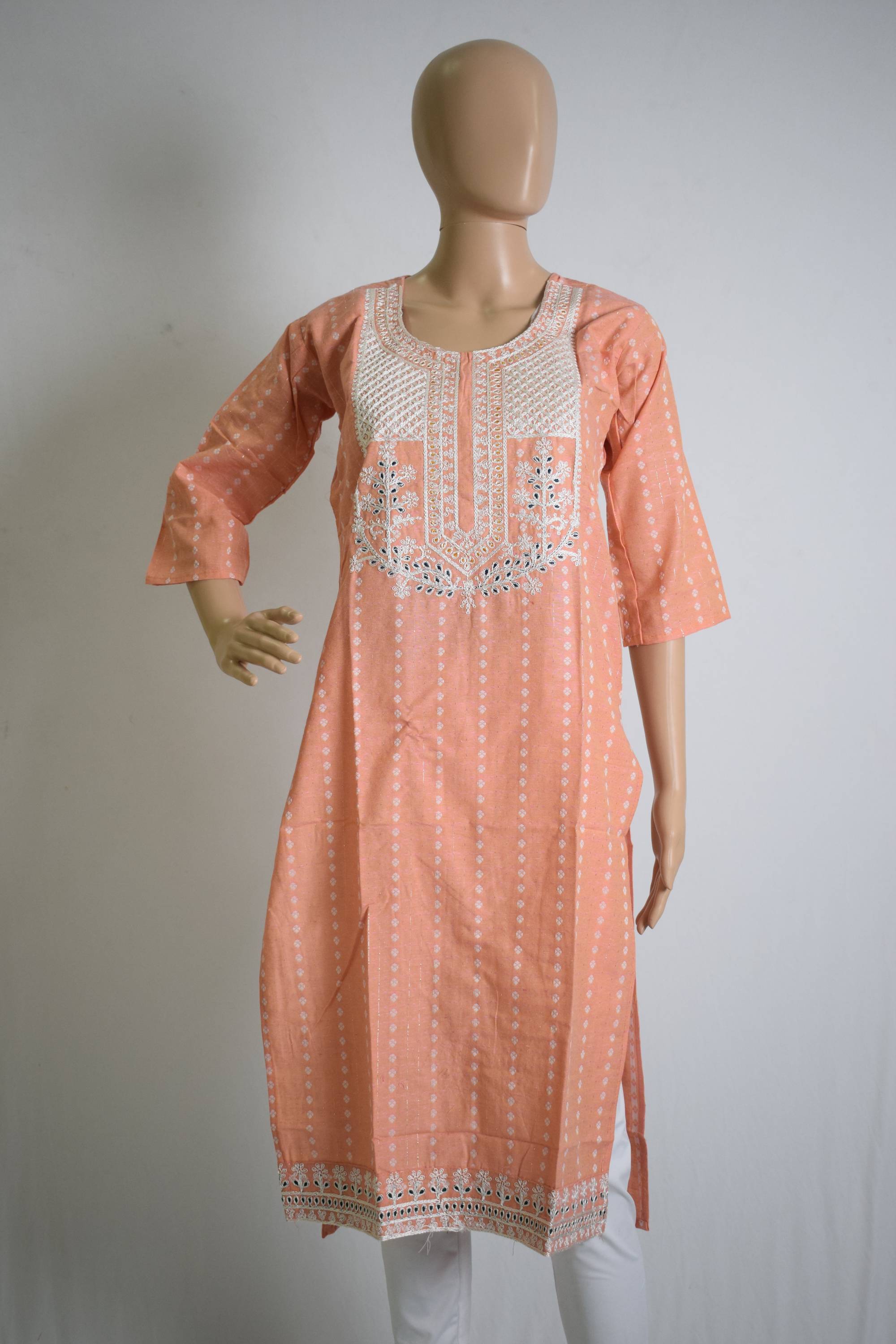 Embroidered Festive Kurti Top