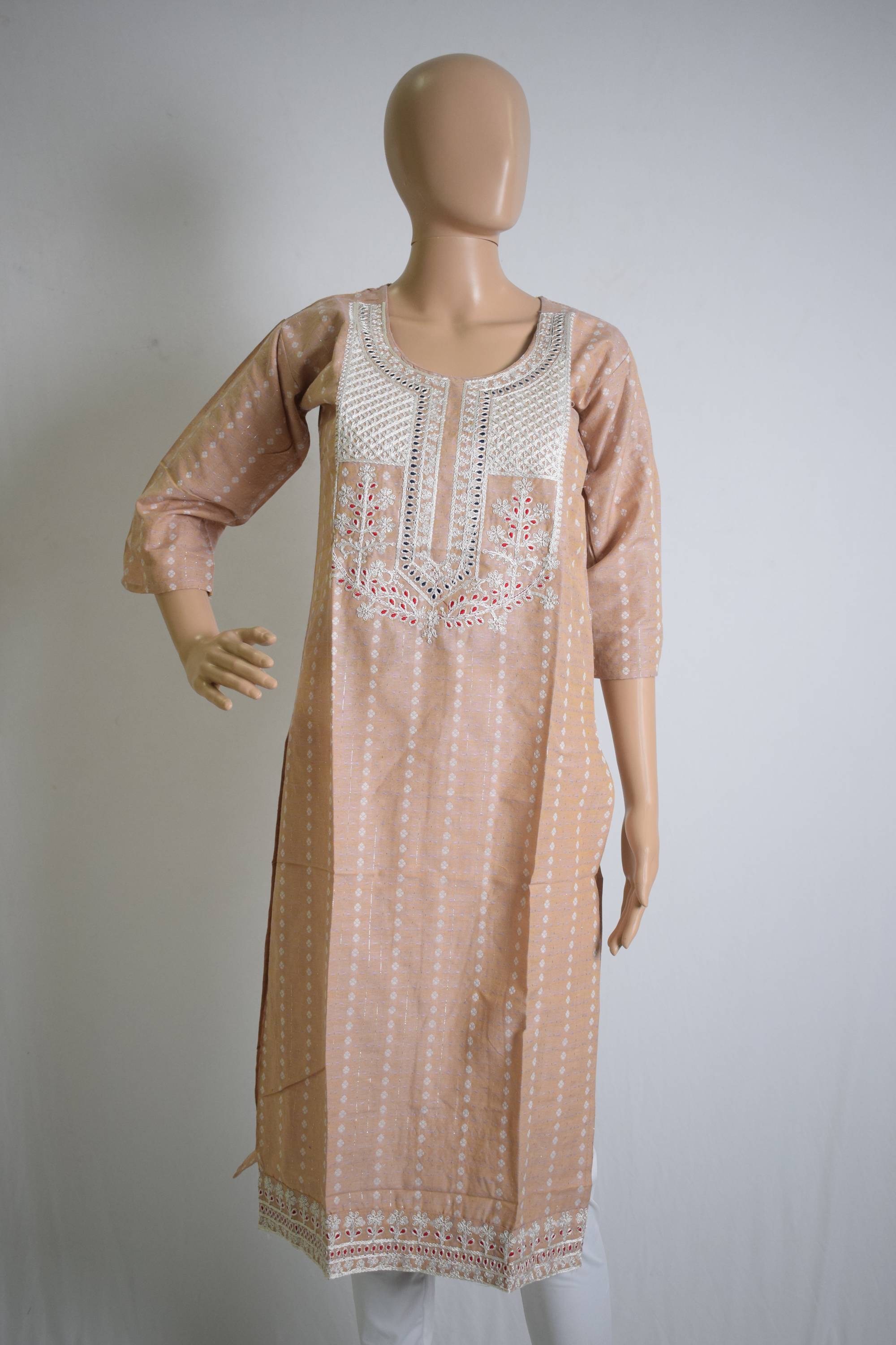 Embroidered Festive Kurti Top