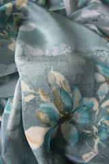 Floral Silk Printed Designer Saree