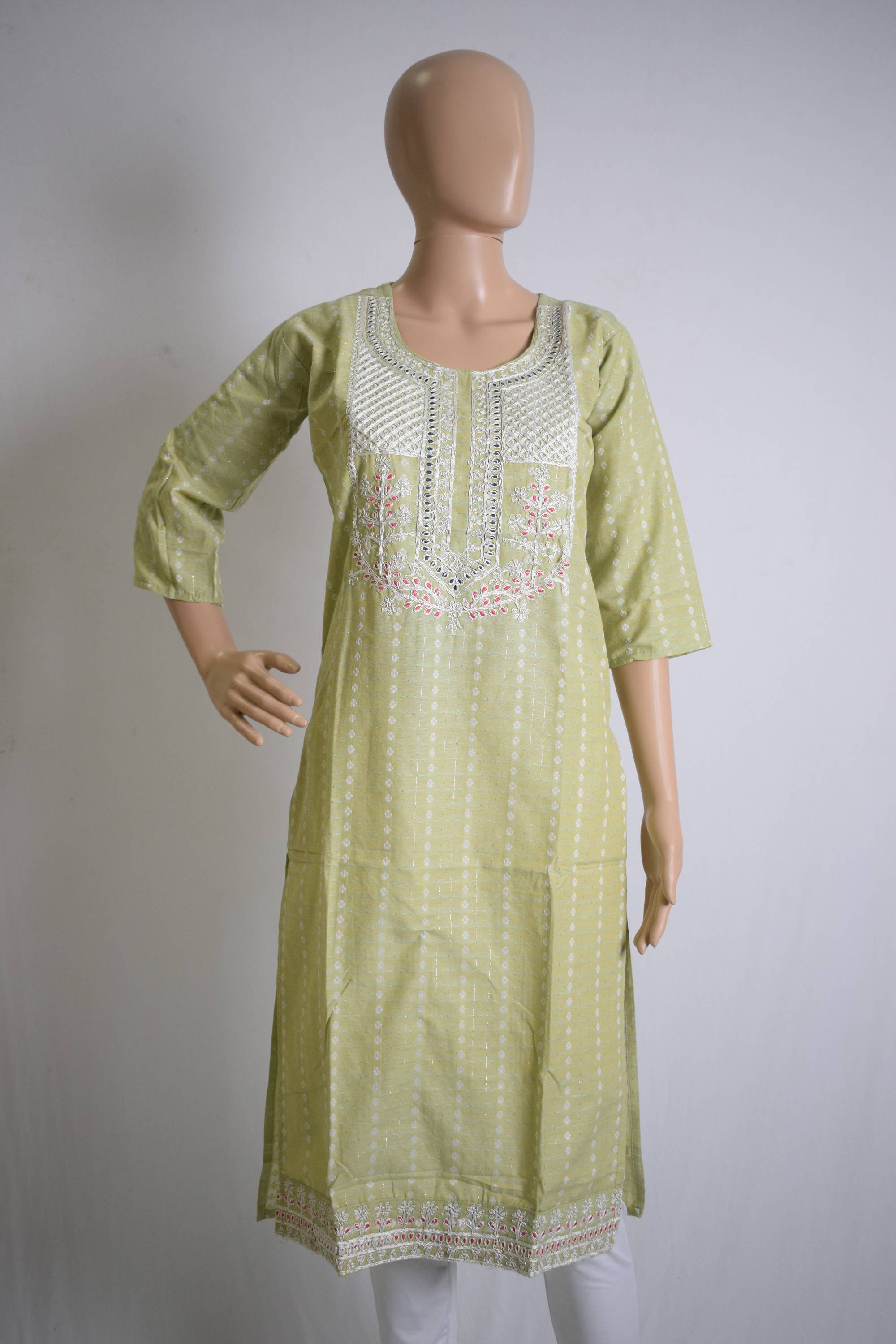Embroidered Festive Kurti Top