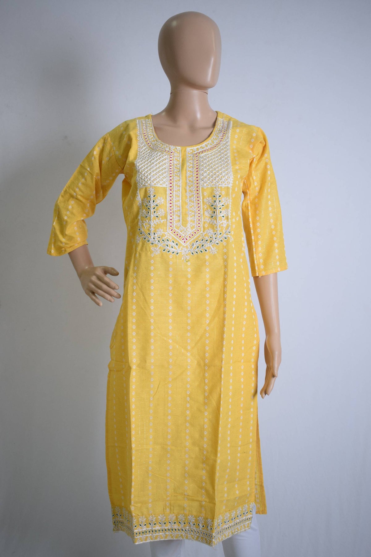 Embroidered Festive Kurti Top