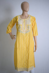 Embroidered Festive Kurti Top