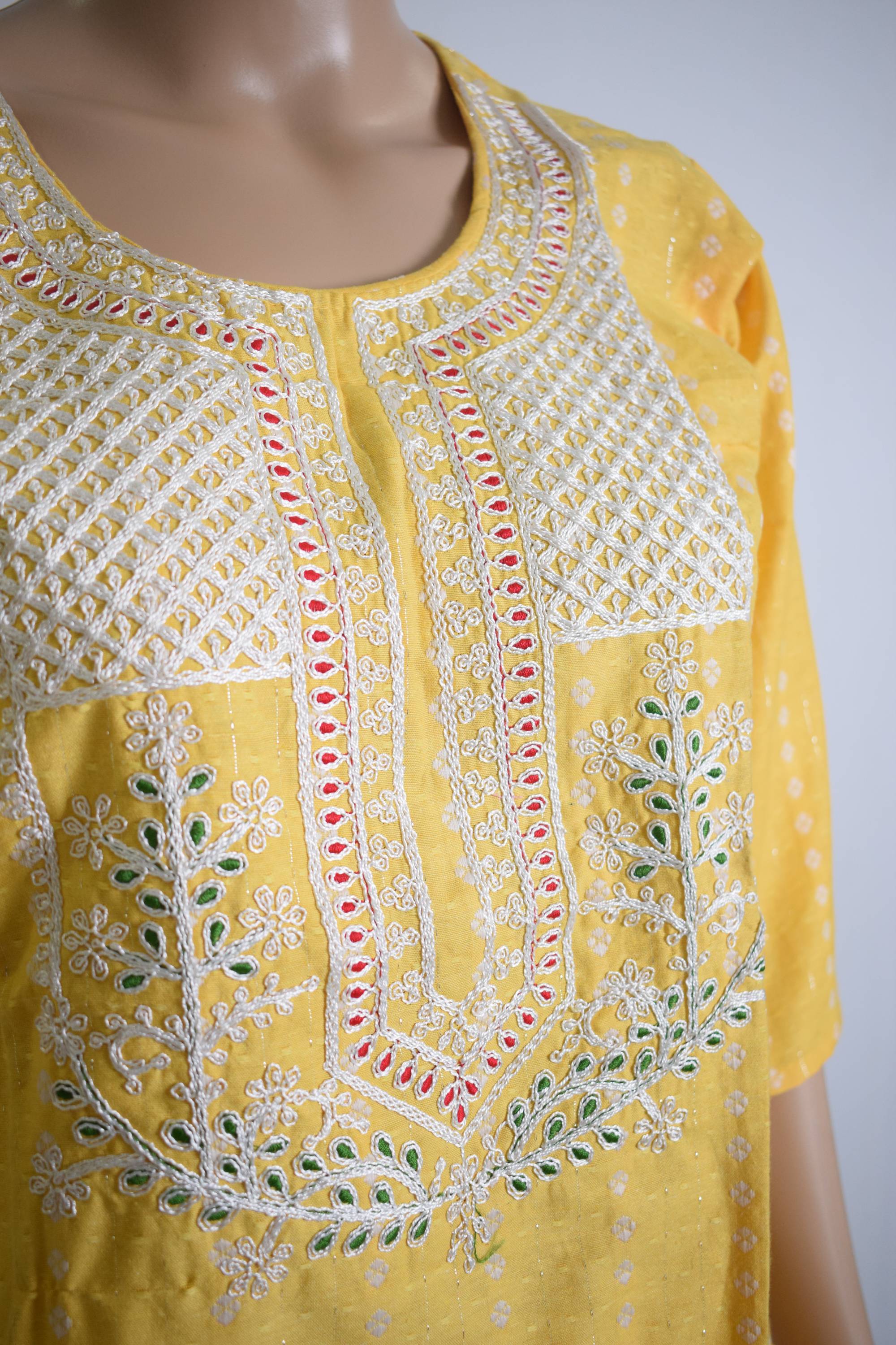 Embroidered Festive Kurti Top