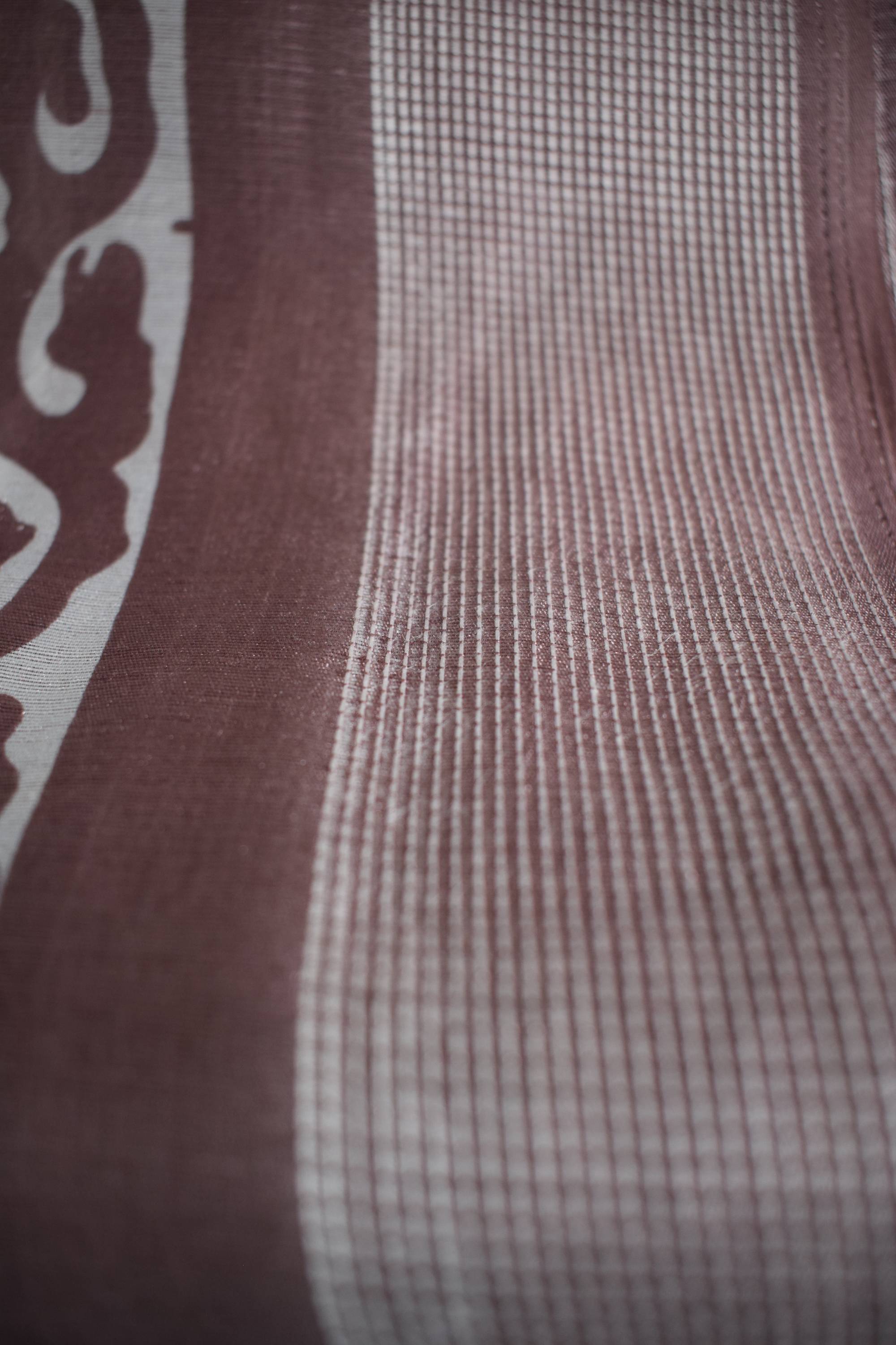 Geometric Design Cotton Saree