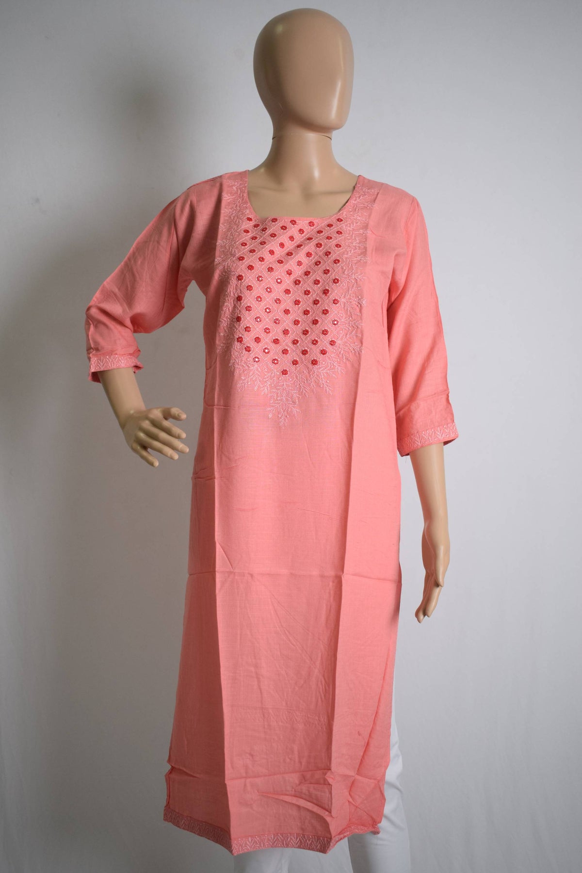 Embroidered Ethnic Kurti Top