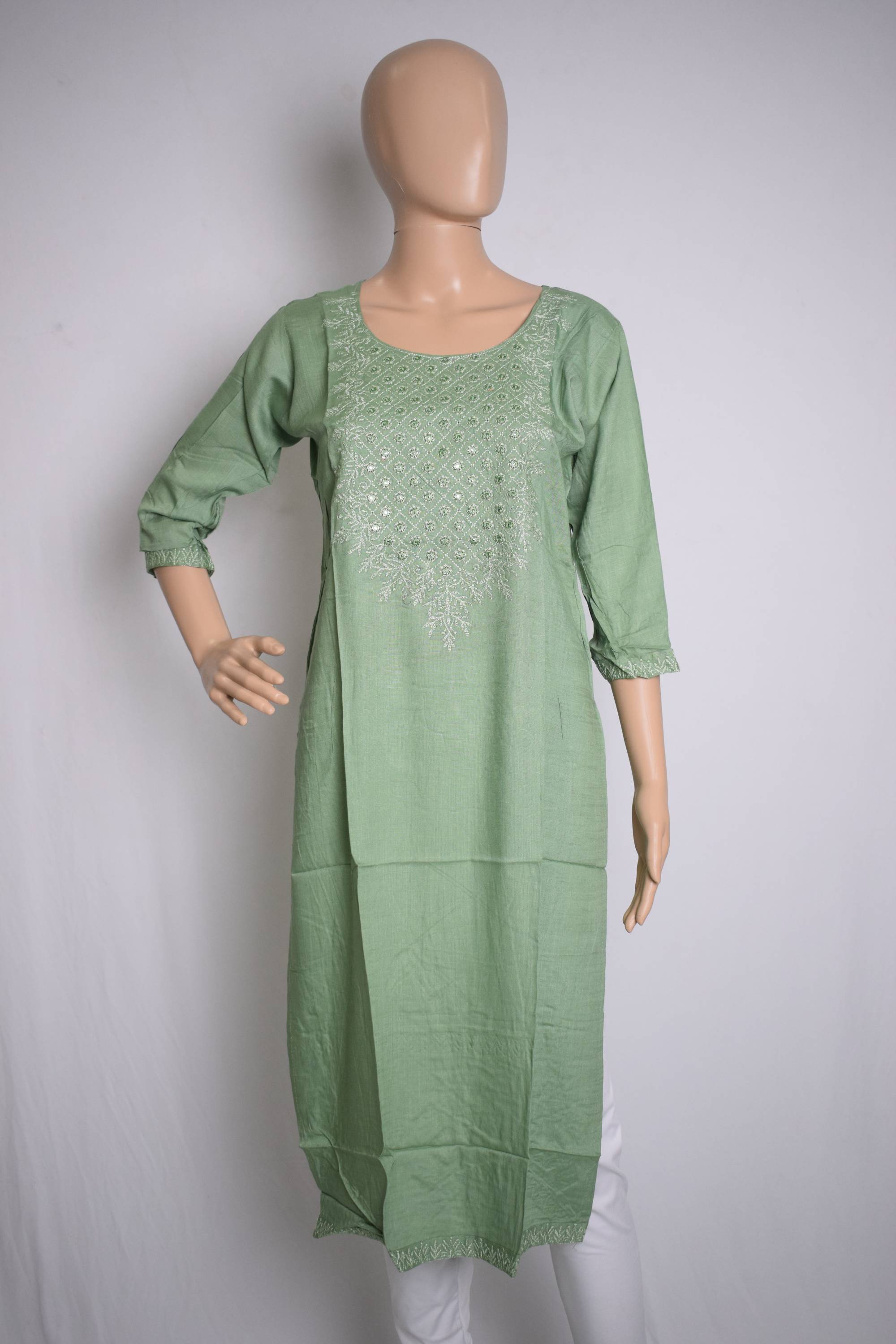 Embroidered Ethnic Kurti Top