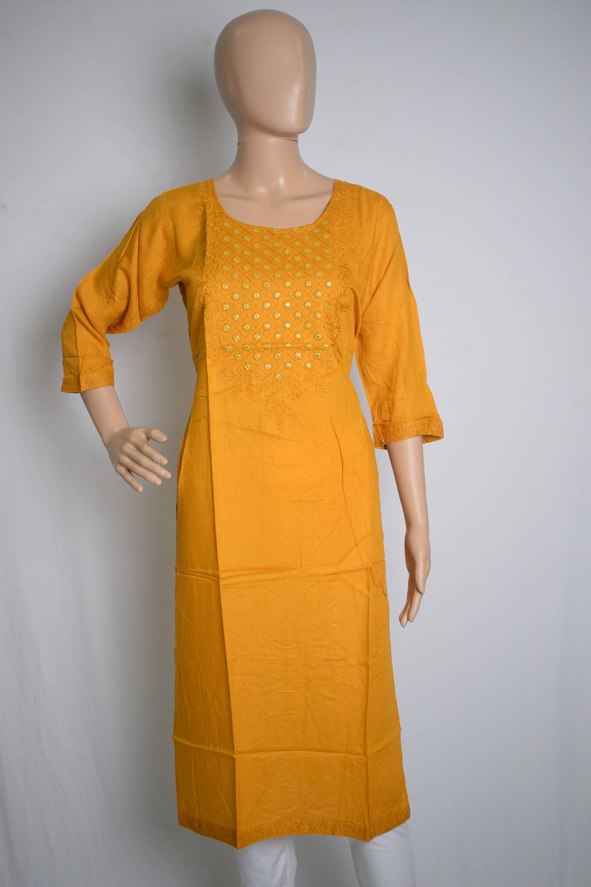 Embroidered Ethnic Kurti Top