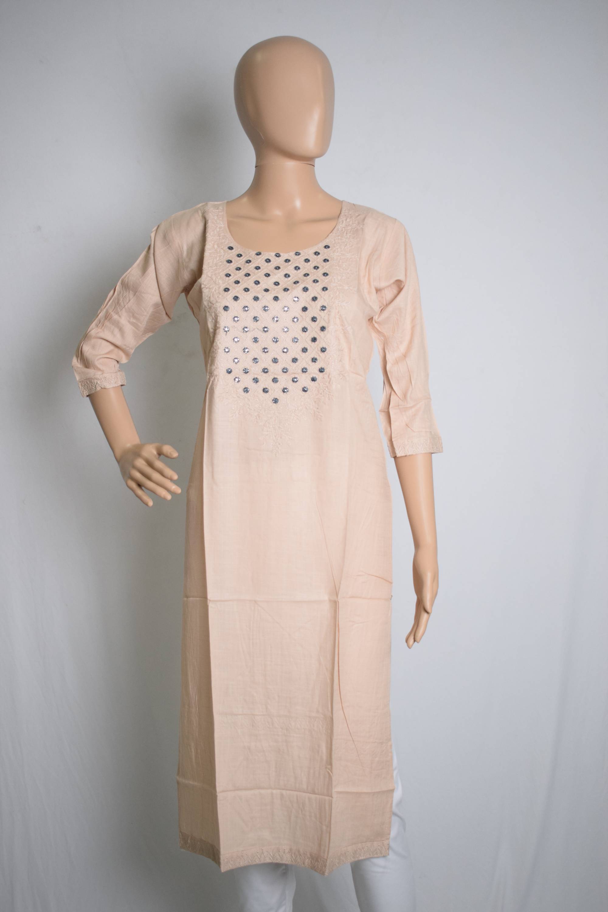 Embroidered Ethnic Kurti Top