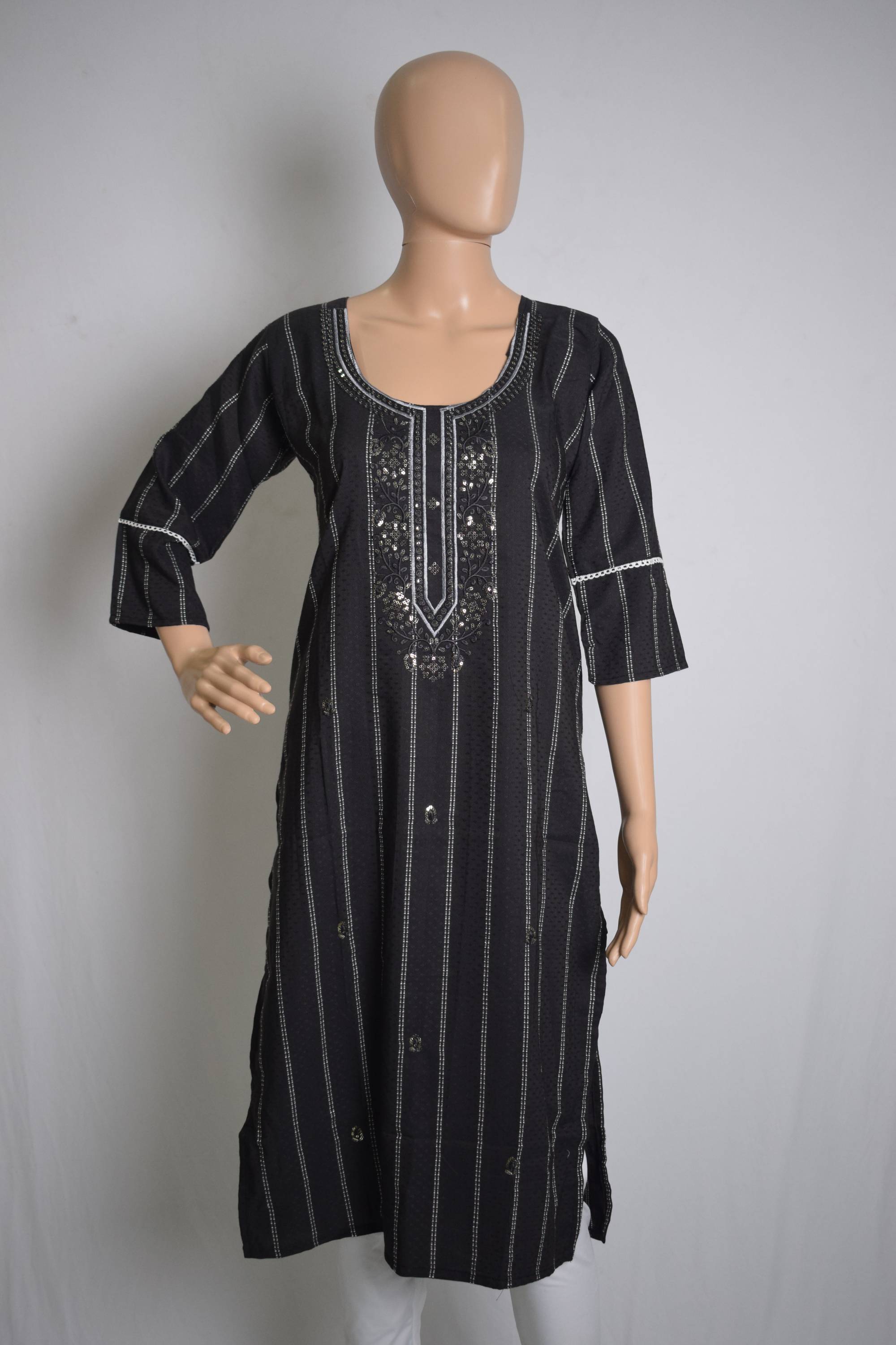 Sequenced Festive Kurti Top