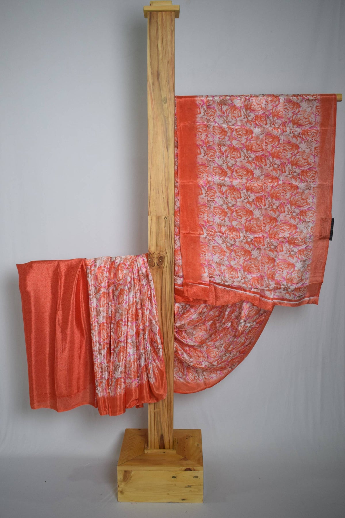 Floral Printed Multicolor Cotton Silk Saree