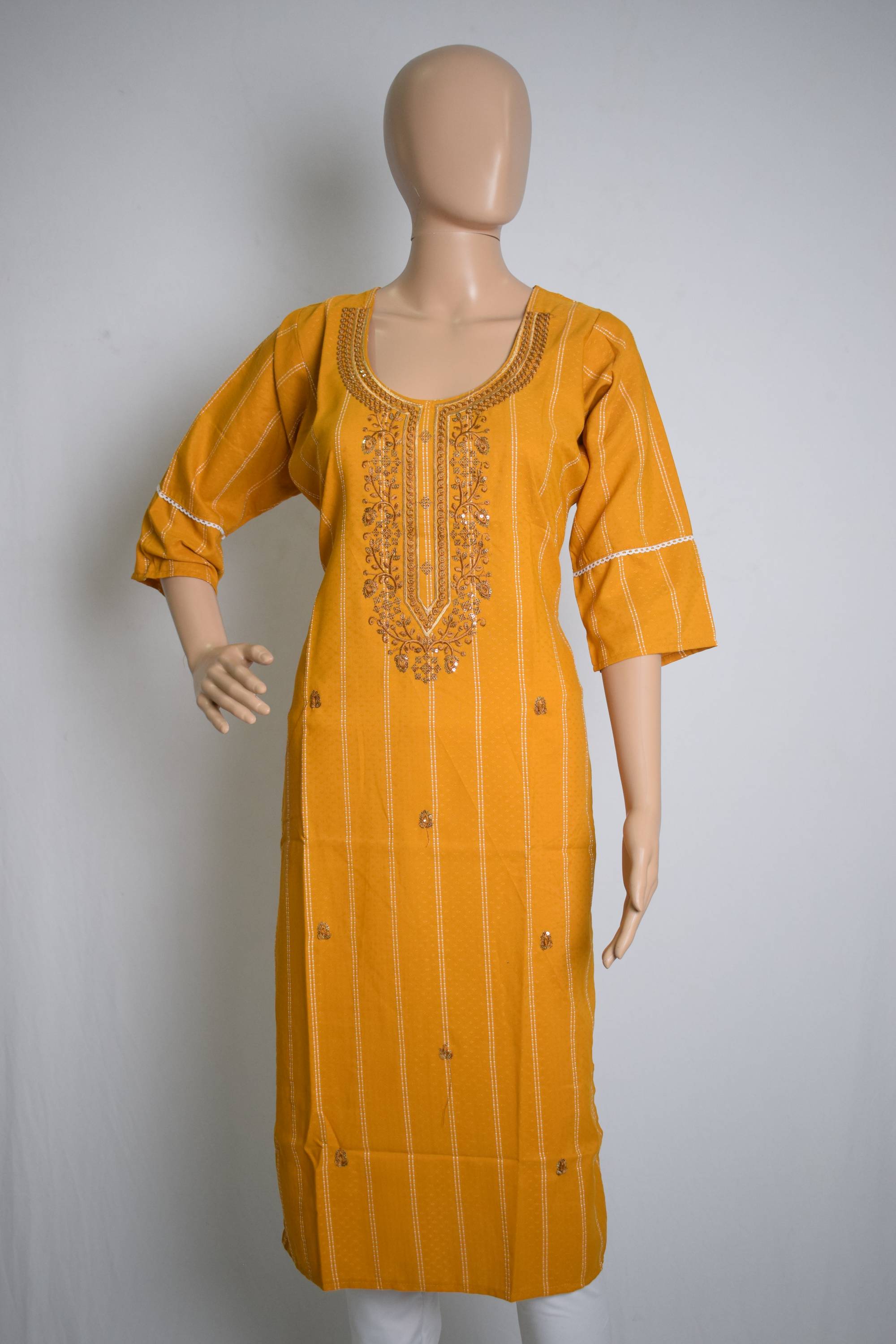 Sequenced Festive Kurti Top