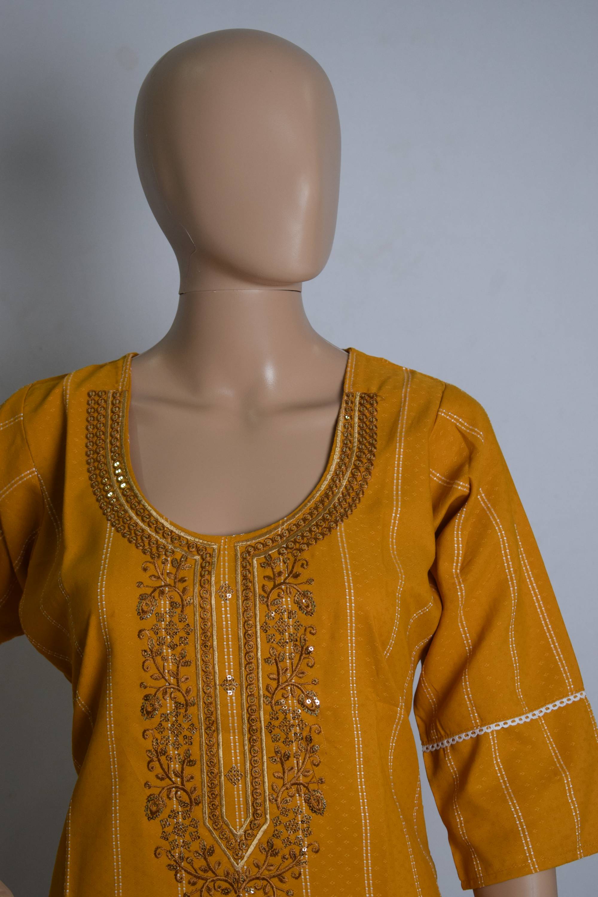Sequenced Festive Kurti Top