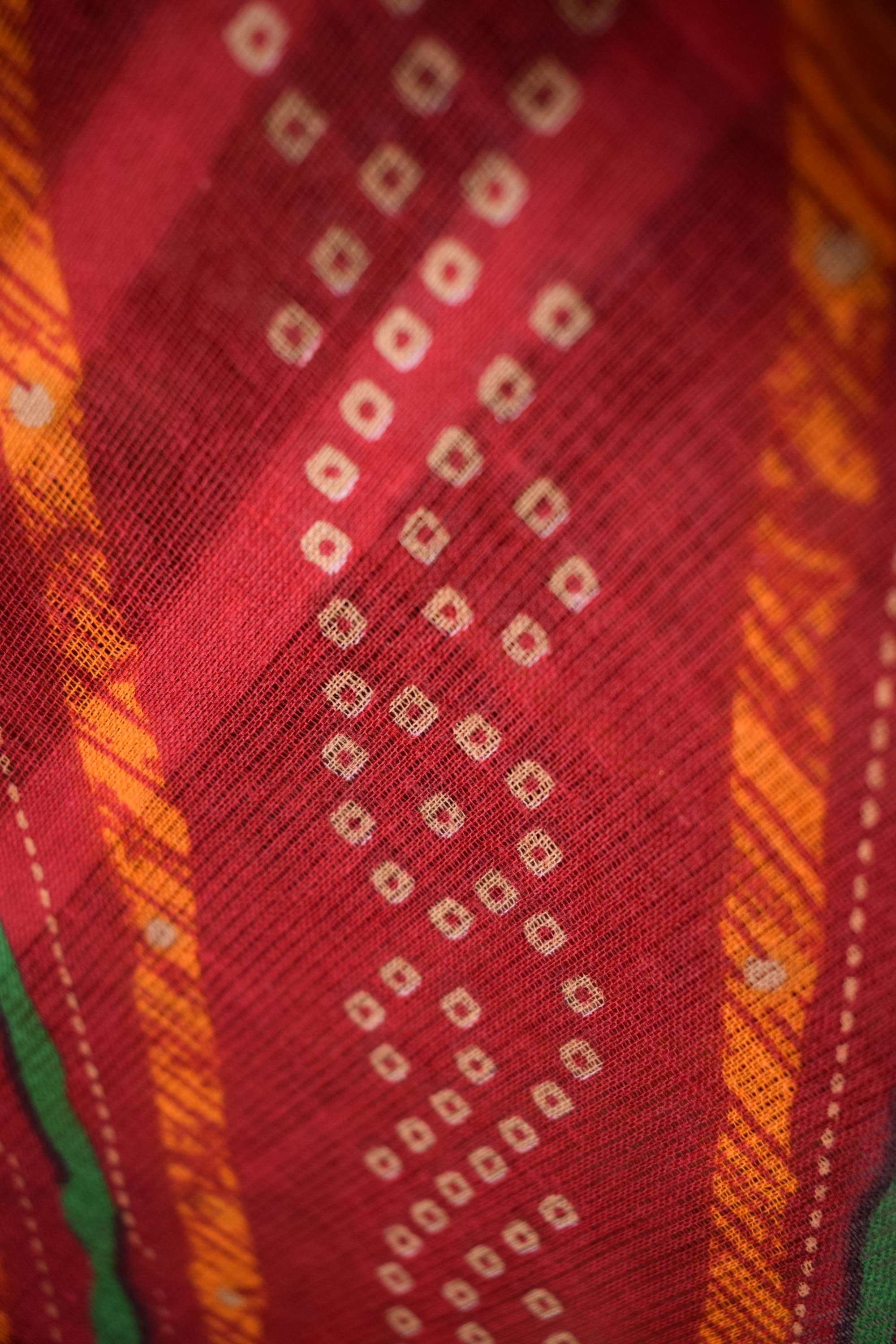 Pure Cotton Premium Red Designer Saree with Golden Border