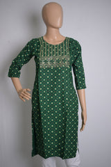 Embroidered Ethnic Kurti Top