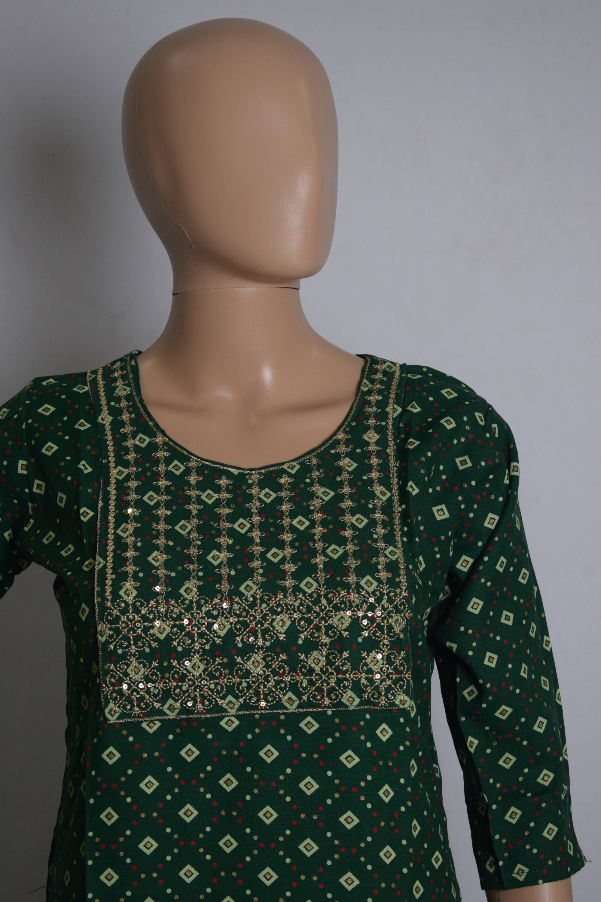 Embroidered Ethnic Kurti Top