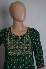 Embroidered Ethnic Kurti Top