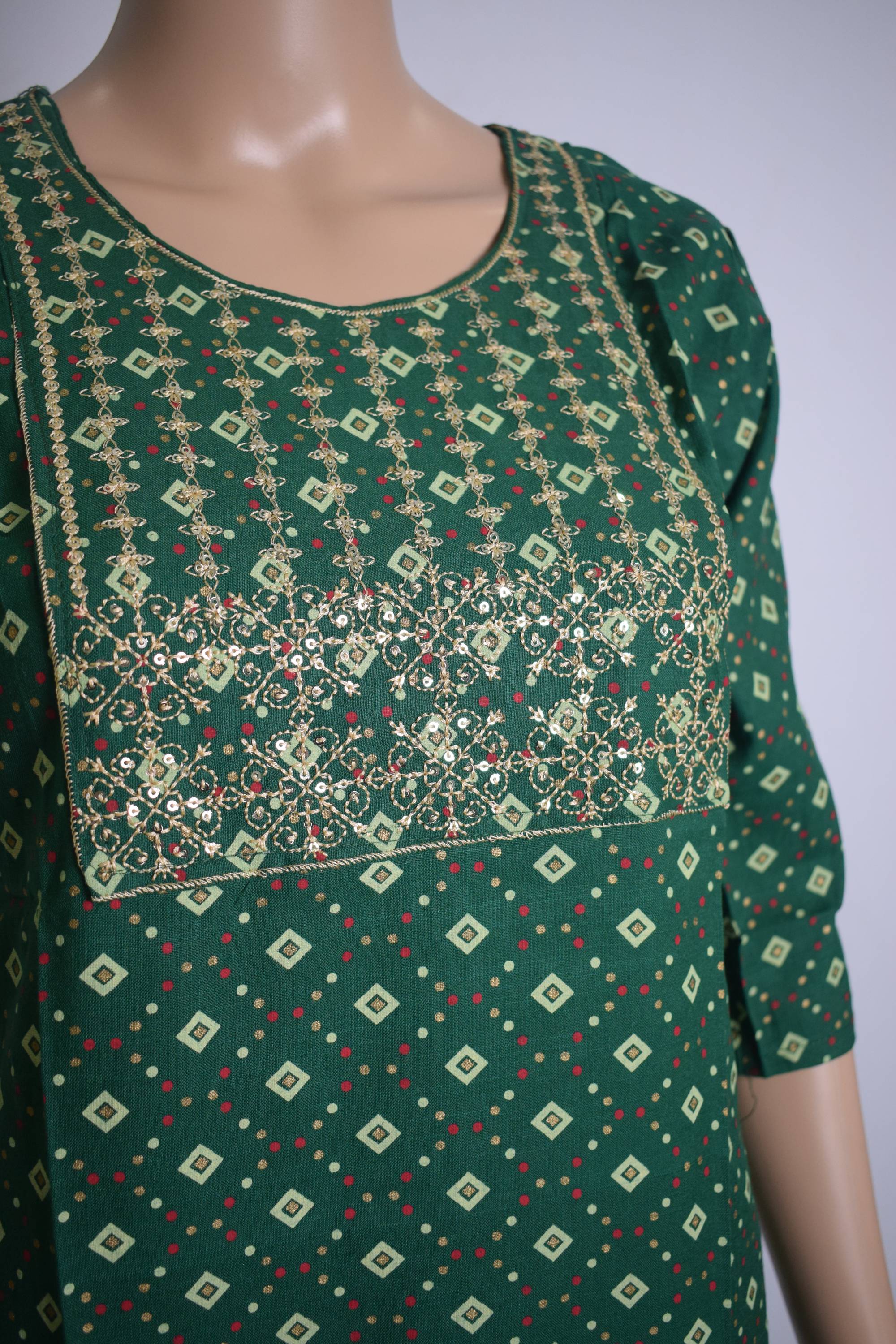 Embroidered Ethnic Kurti Top