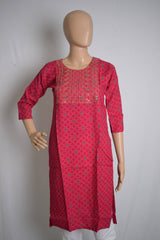 Festive Cotton Kurti Top