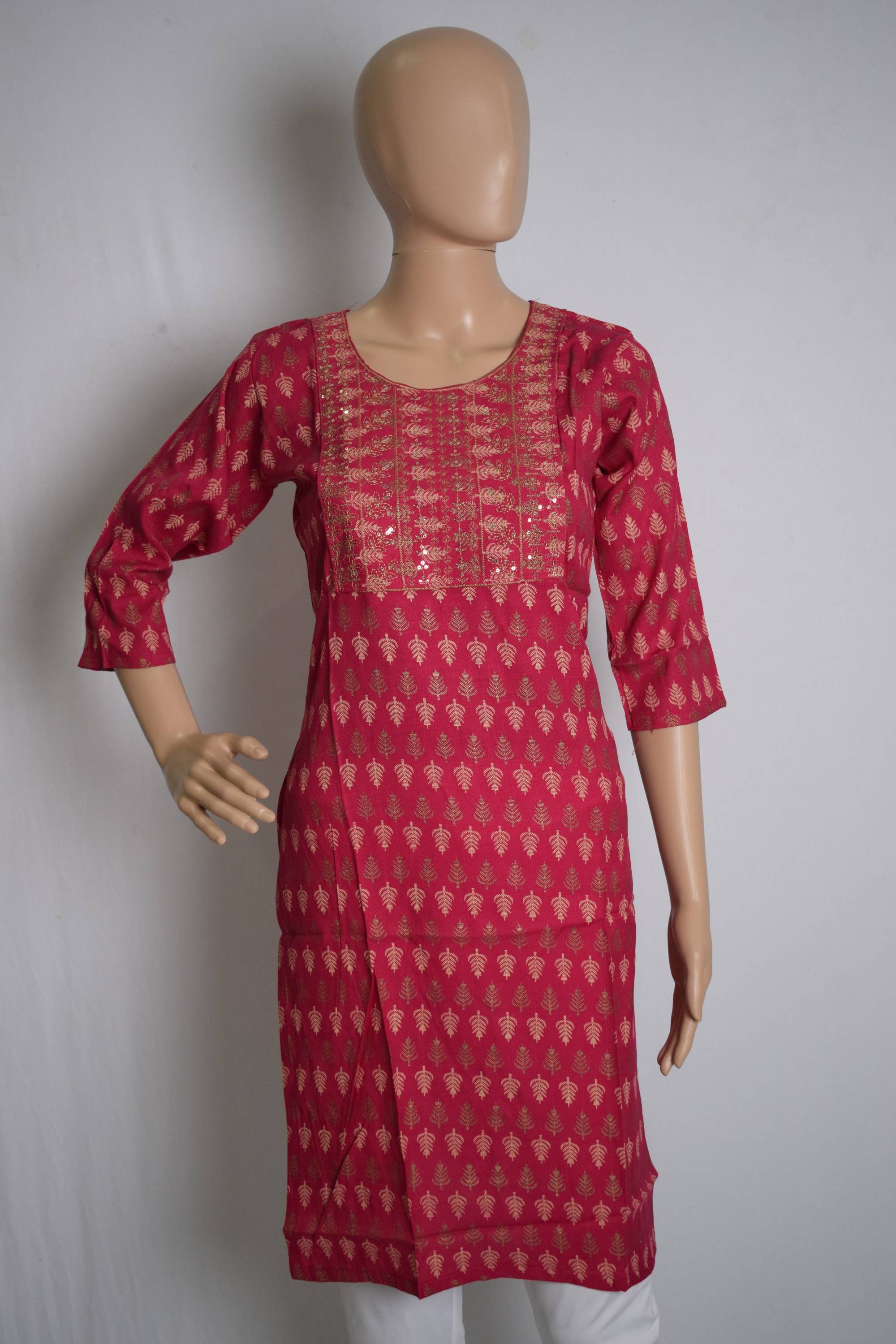 Cotton Festive Kurti Top