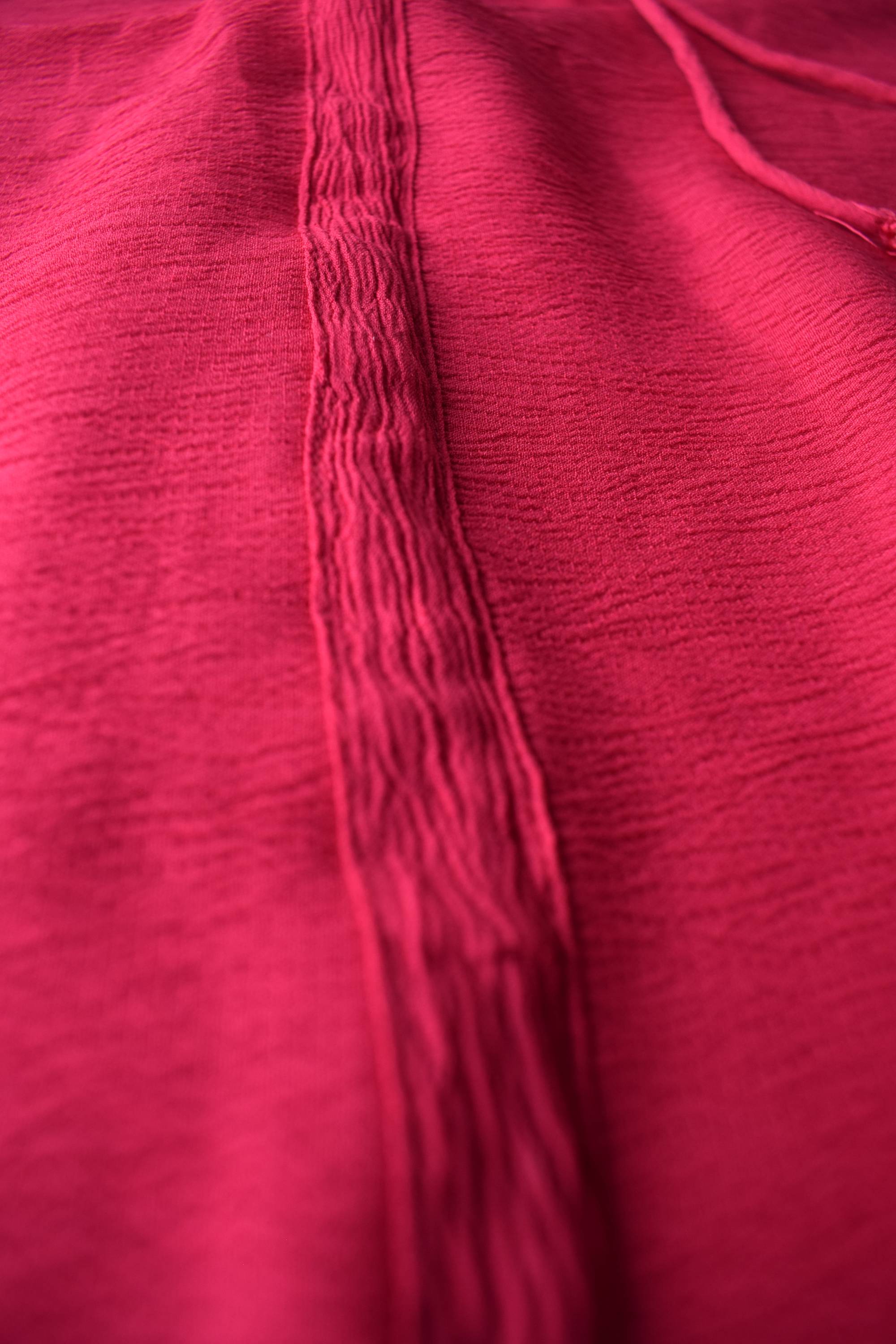 Raisin Women Pink Solid Polyester Fit And Flare Dress