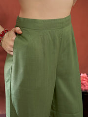Embroidered Tunic With Palazzos Co-Ords