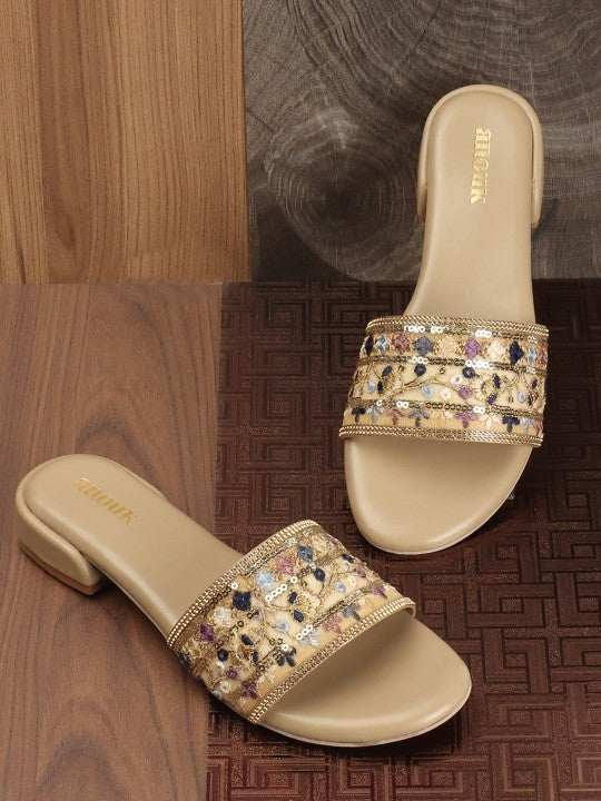 Embellished Block Heels-8