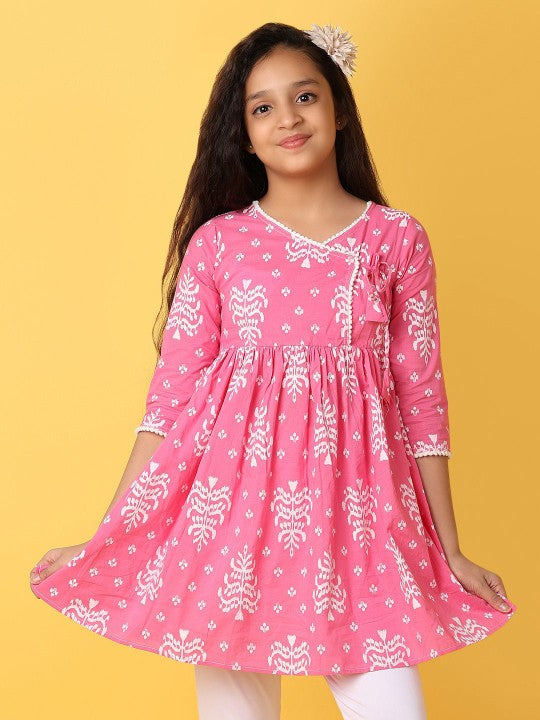 Geometric Printed Pure Cotton Kurti-4