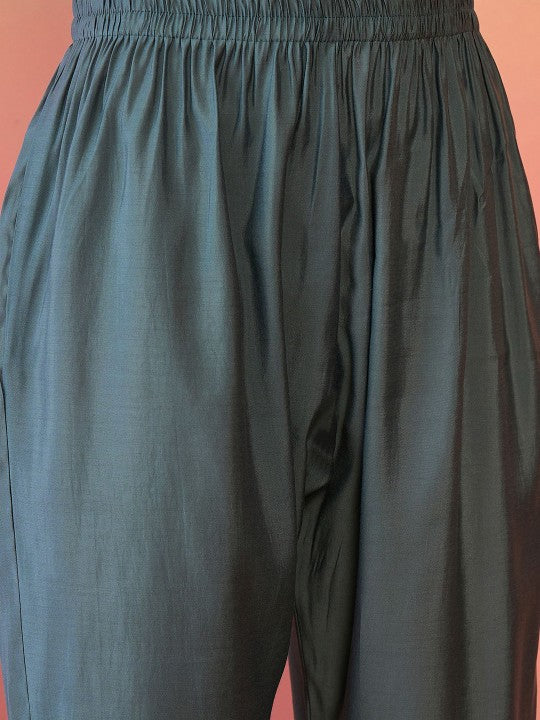 Embroidered Tunic With Trouser Co-Ords-3