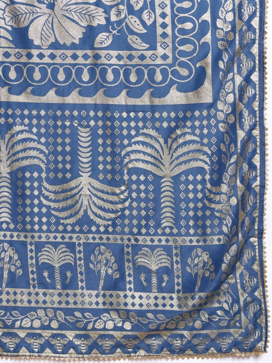Printed Ready to Wear Lehenga & Blouse With Dupatta-4