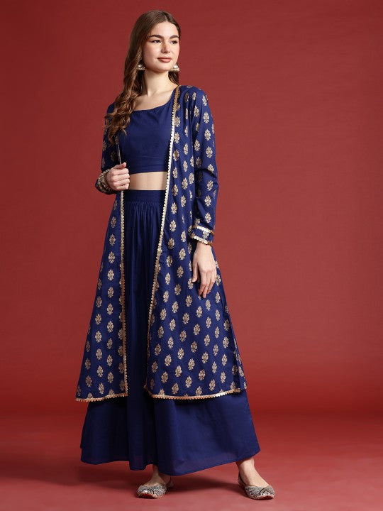 Tyohaar Ready to Wear Lehenga & Blouse with Shrug-3