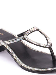 Women Embellished Block Heel Sandals
