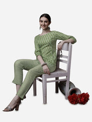 Green Printed Co-Ord Set