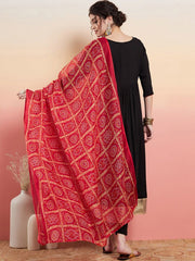 Anarkali Kurta With Palazzo & Dupatta