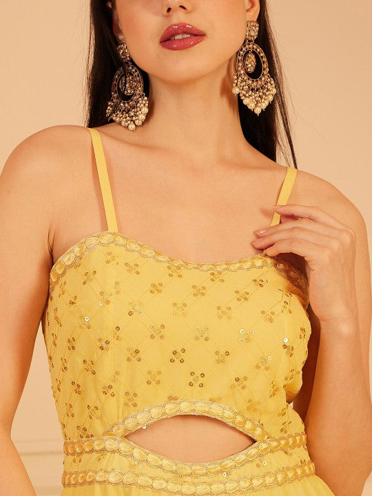 Basic Jumpsuit with Embellished-6